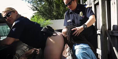 Black cock makes thick female cops lose their mind
