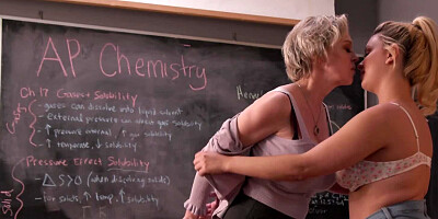 Dee Williams and Heather Honey lovemaking in the classroom