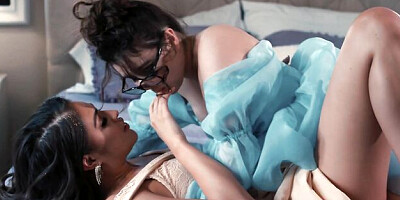 Blooming Gizelle Blanco and Leana Lovings's nerdy girl glasses trailer