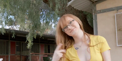 Blonde and redhead enjoy threesome in the trailer park