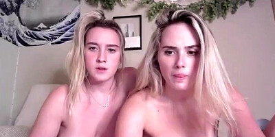 Two Hot Blondes Lez Out On Webcam 4