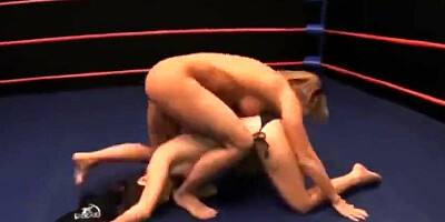 Lesbian Catfight - Wrestling Erotic Video explicit sex scene