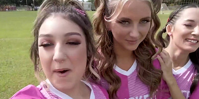 Soccer Girls Macy Meadows And Her Sexy Besties Seduce Ther New Coach And Fuck Him Silly - BFFS