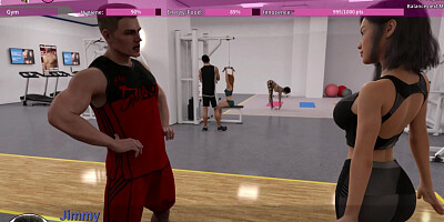 EP4: HOT MILF Sylvia flirting in the GYM with my girlfriend around [Innocence Or Money]
