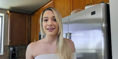 Charming Girl Seduces Her Step Daddy By Shaking And Twerking Her Round Ass When His Wife Is Not Home