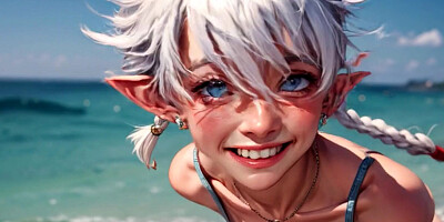 AI generated Alisaie (Final Fantasy XIV)