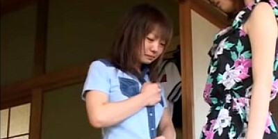 Japanese lil' sister's very first ejaculation
