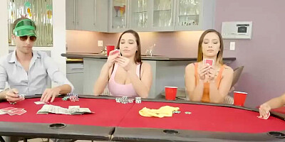 REALITY KINGS - Gina Valentina, Karlee Grey & Jaye Summers Play Poker With A Twist In The End