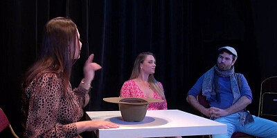 Victoria Beauregard bangs her big dick theater teacher backstage
