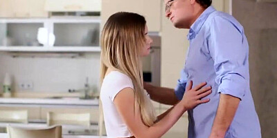 OLD4K. Dad and Girl have Sex Scene that they will not Forget