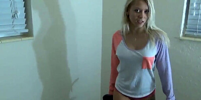 Big Stepbrother Helps Stepsister Work Out Marsha May